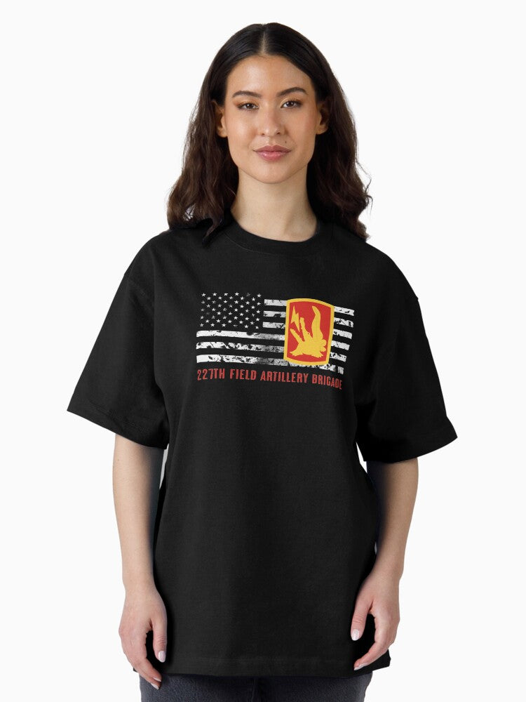227th Field Artillery Brigade Oversized T-Shirt