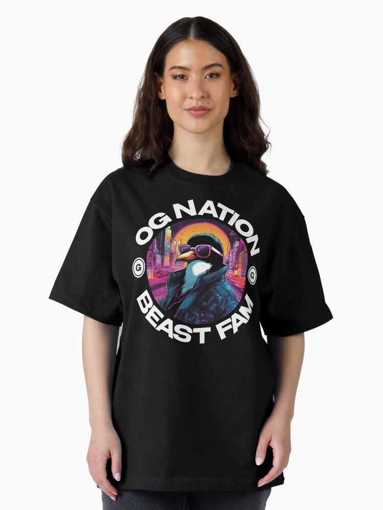 OG Nation, Beast Fam | Anime Streetwear | Hip Hop Fashion, Urban OG Nation, Beast Fam | Anime Streetwear | Hip Hop Fashion, Urban clothing Oversized T-Shirt Style004