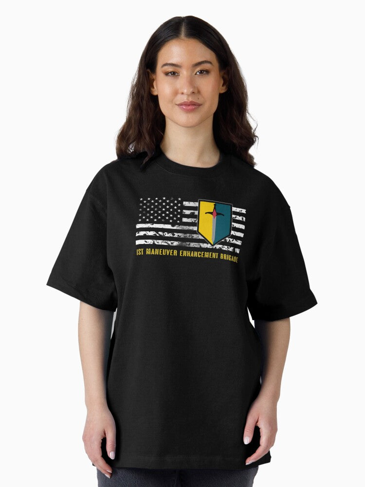 1st Maneuver Enhancement Brigade Oversized T-Shirt