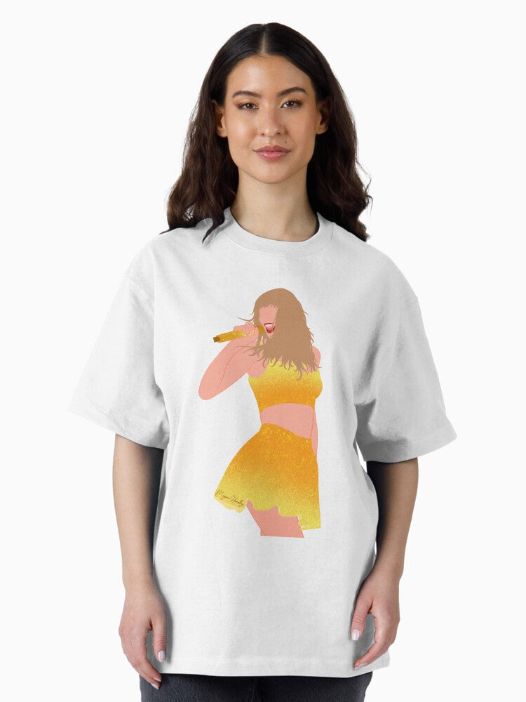 gold 1989 set the eras tour Oversized T-Shirt