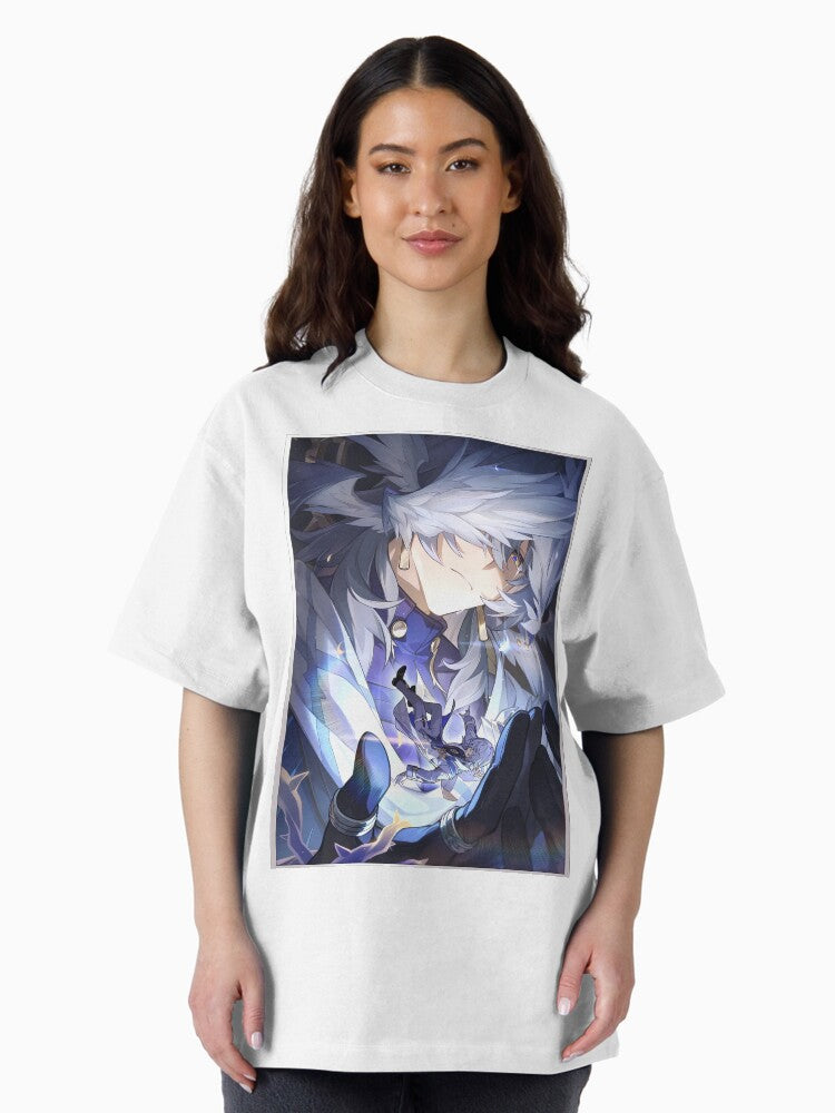 A Grounded Ascent • Sunday • Honkai Star Rail Light Cone Oversized T-Shirt