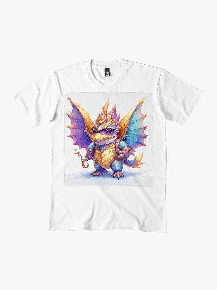 A time-traveling dragon reveals future secrets, connecting past and present. Premium T-Shirt