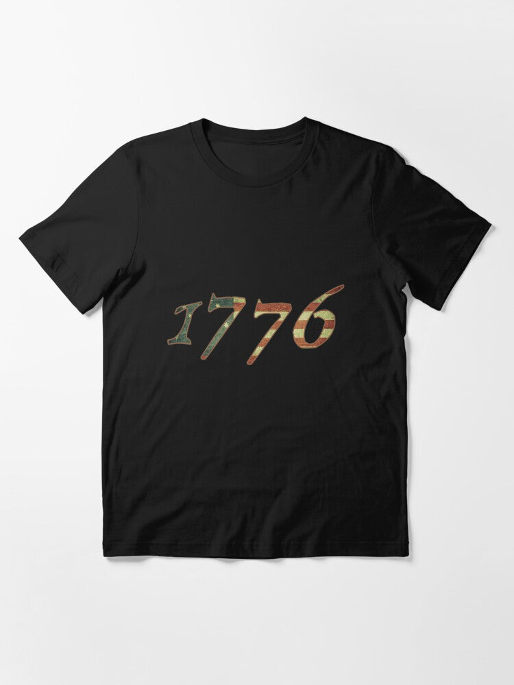 1776 Declaration of Independence US Flag Essential T-Shirt Style001