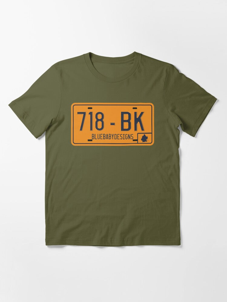 718-BK PLATE Essential T-Shirt