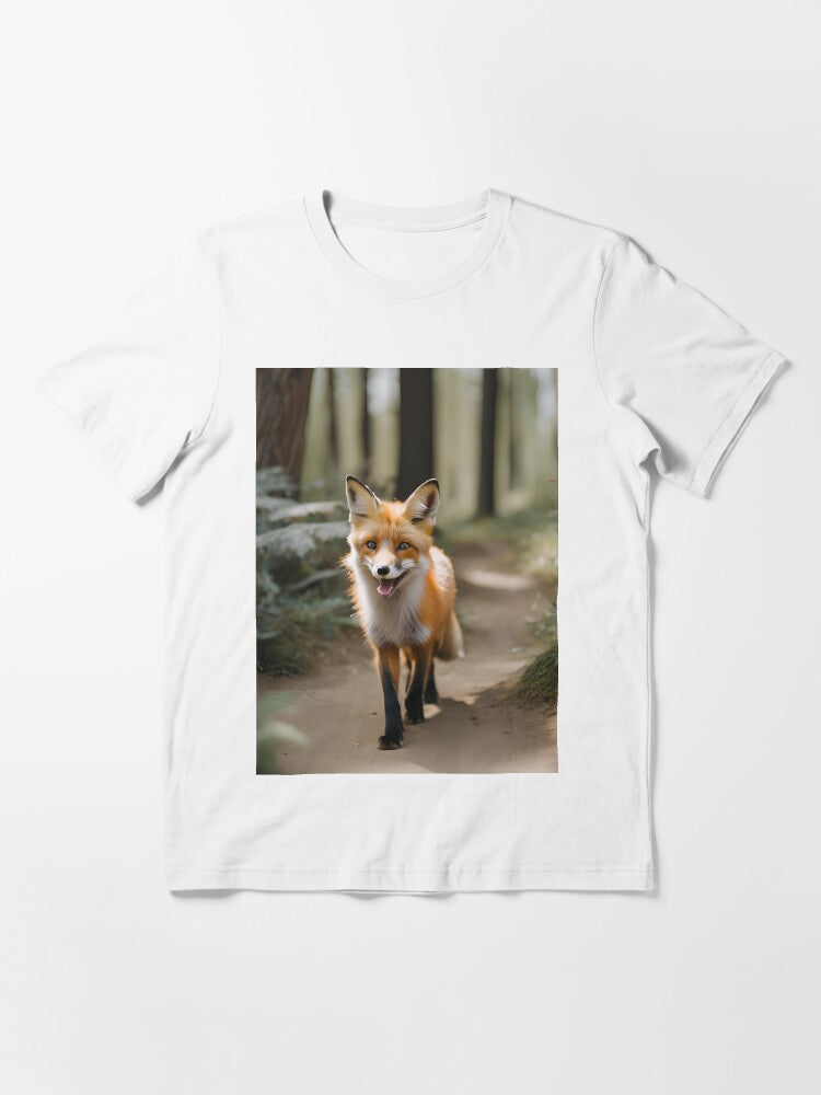 A Cute Fox Exploring the Forest Essential T-Shirt Style002