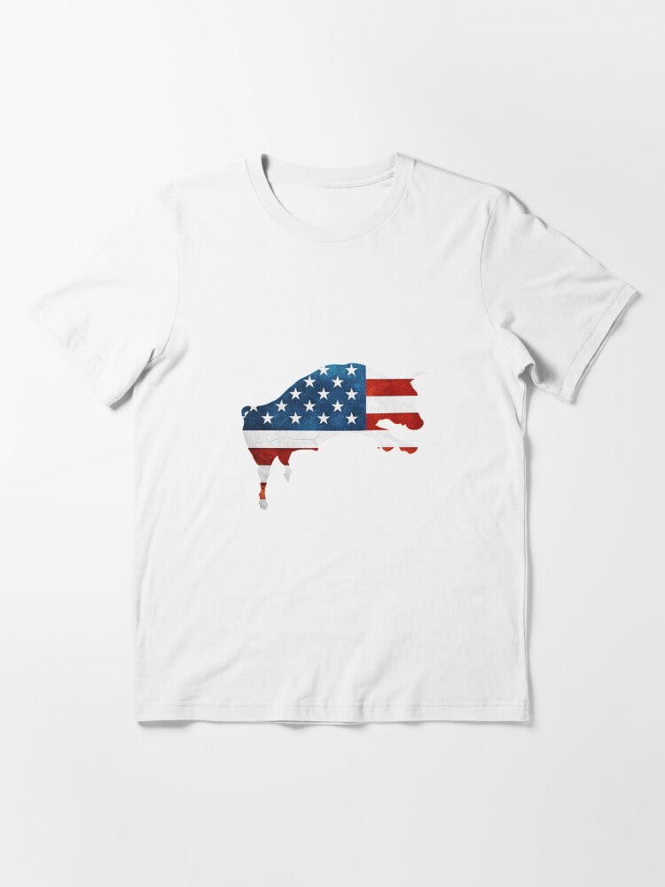 4th of july bull american flag usa Essential T-Shirt Style003