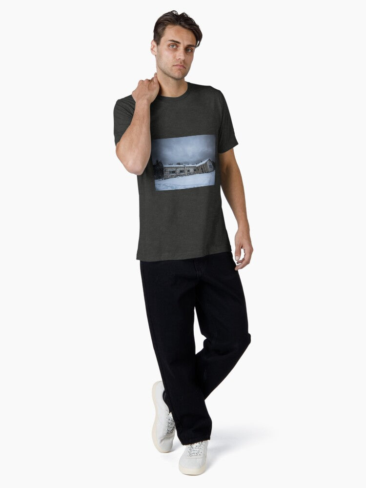Abandoned Winter School in Lapland Tri-blend T-Shirt