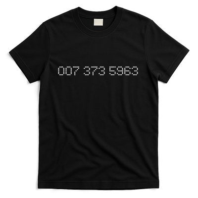 007 373 5963 Famous 90s Video Game Codes T-Shirt