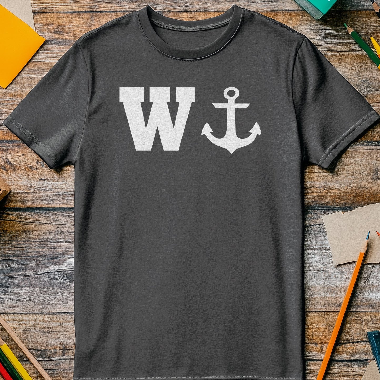 W Anchor T-Shirt - Funny and Nautical!