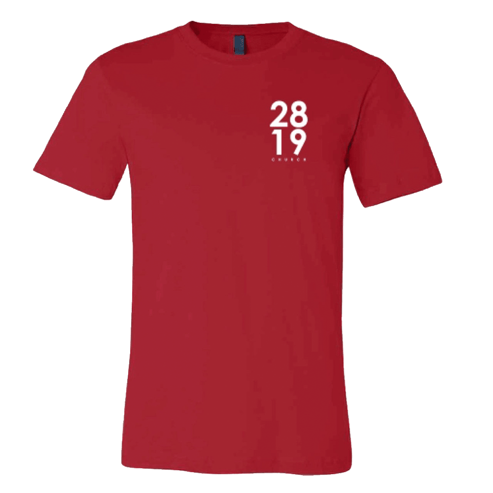 2819 Merch 2819 Church Merchandise Red T-Shirt Gifts For Father's Day From Wife