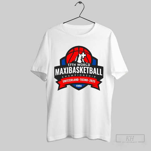 17th World Maxibasketball Championship Switzerland Ticino 2025 T Shirt T Shirt