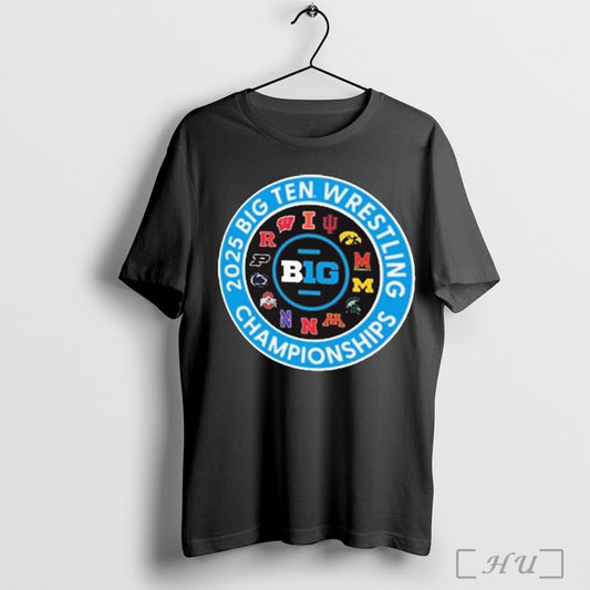 2025 Big Ten Wrestling Championships Tournament Big Ten All Team Circle Shirt Sweatshirt