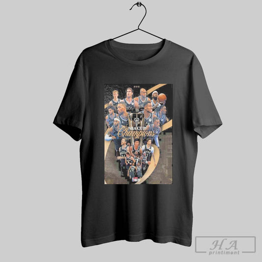 2025 Emirates Nba Cup Final Milwaukee Bucks Has Been The Champions Shirt