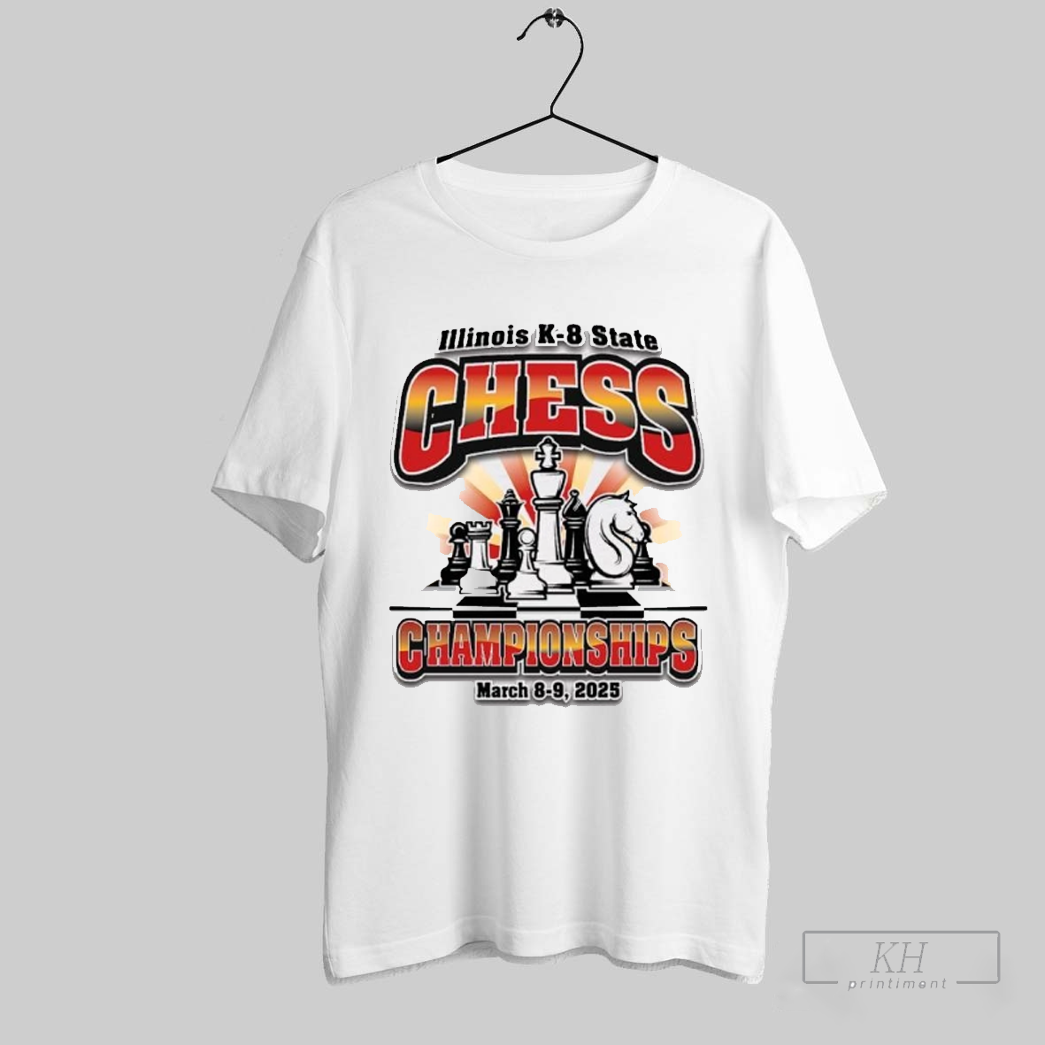 2025 Illinois K8 Chess Championship T Shirt T Shirt