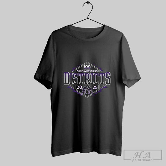 2025 Mhsaa Girls Individual Wrestling Districts T Shirt