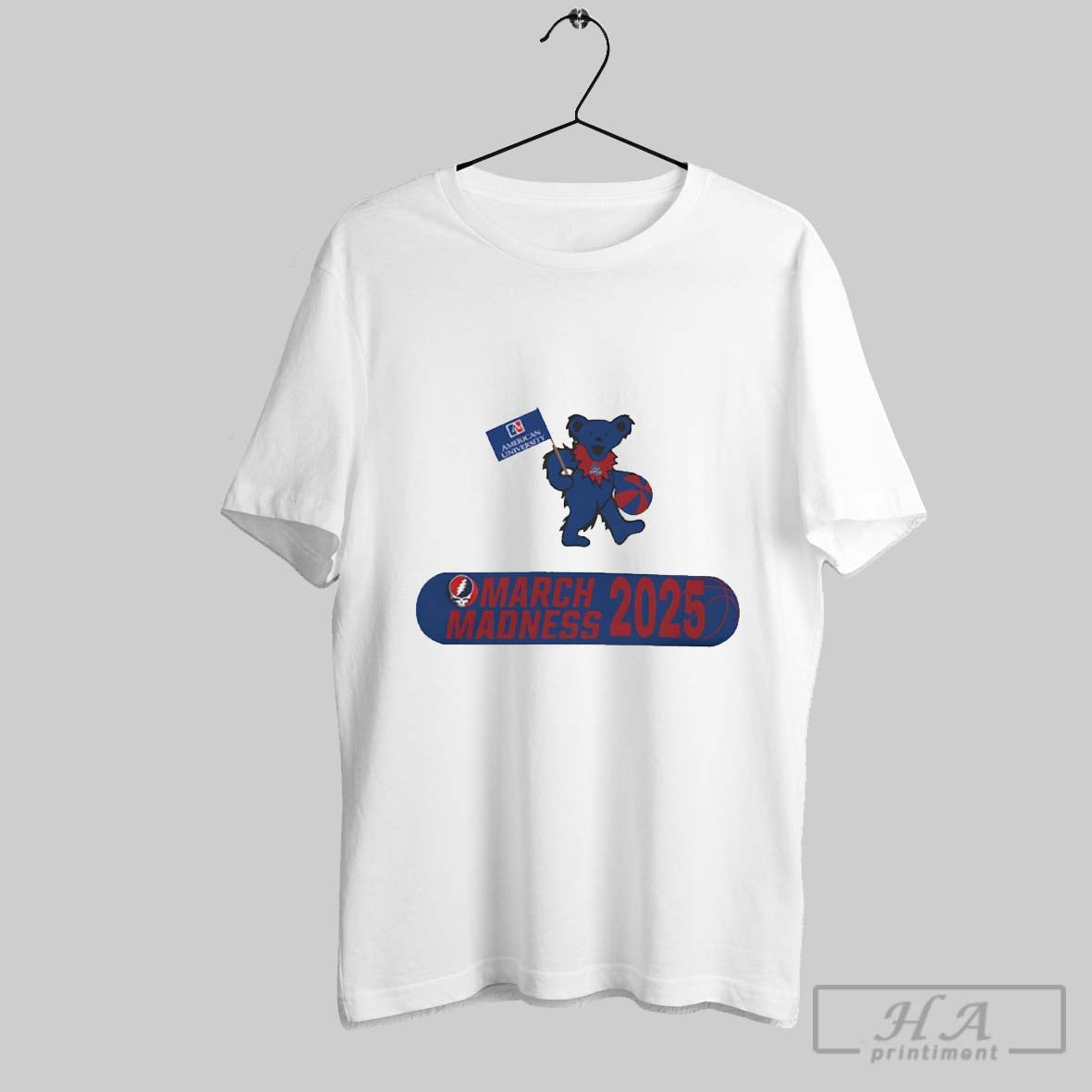 2025 March Madness American Eagles Dancing Bear Grateful Dead Shirt