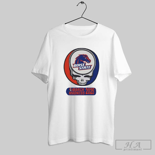 2025 March Madness Boise State Broncos X Grateful Dead Shirt