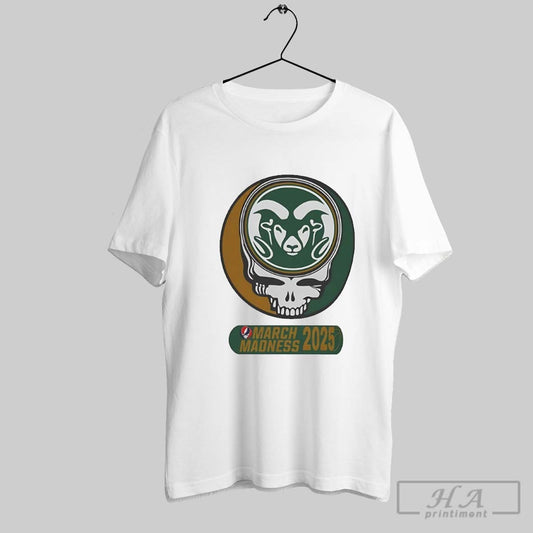 2025 March Madness Colorado State Rams X Grateful Dead Shirt