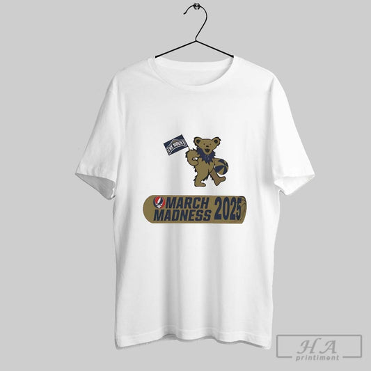 2025 March Madness Mount St Marys Mountaineers Dancing Bear Grateful Dead Shirt