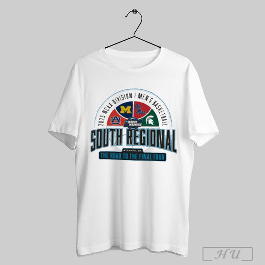 2025 Ncaa Di Mens Basketball South Regional San Atlanta Ga T Shirt Sweatshirt Png