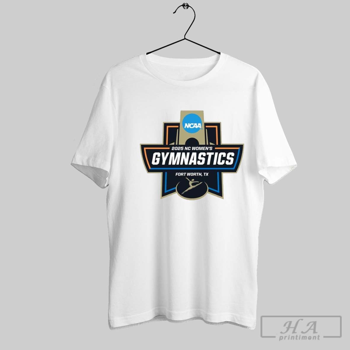 2025 Ncaa Nc Womens Gymnastics Championship Logo T Shirt