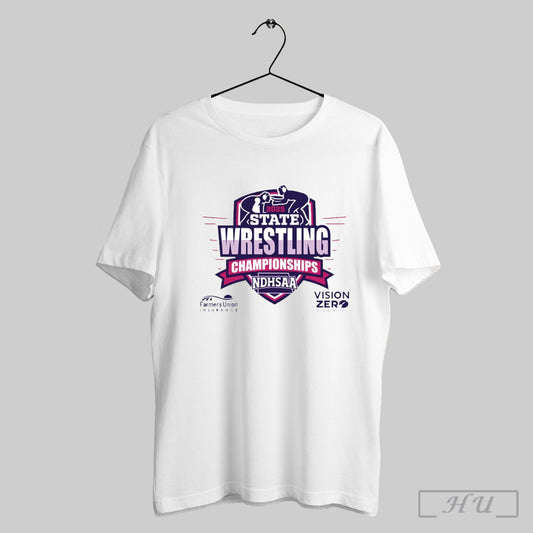 2025 Ndhsaa State Wrestling Championships T Shirt Sweatshirt