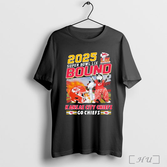 2025 Super Bowl Lix Bound Kansas City Chiefs Go Chiefs Logo Shirts Sweatshirt
