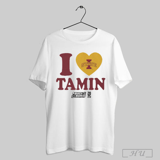2025 Tamin Lipsey I Heart Tamin Iowa State Cyclones Basketball Ncaa March Madness T Shirt Sweatshirt
