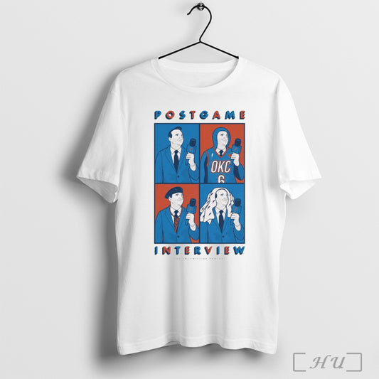 2025 Thunder Postgame Interview The Uncontested Podcast Painting T Shirt Sweatshirt