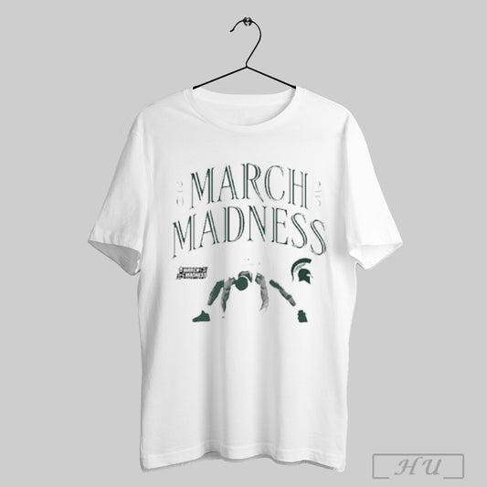 2025 Trejuan Holloman Ncaa March Madness Michigan State Spartans Basketball Vintage T Shirt Sweatshirt