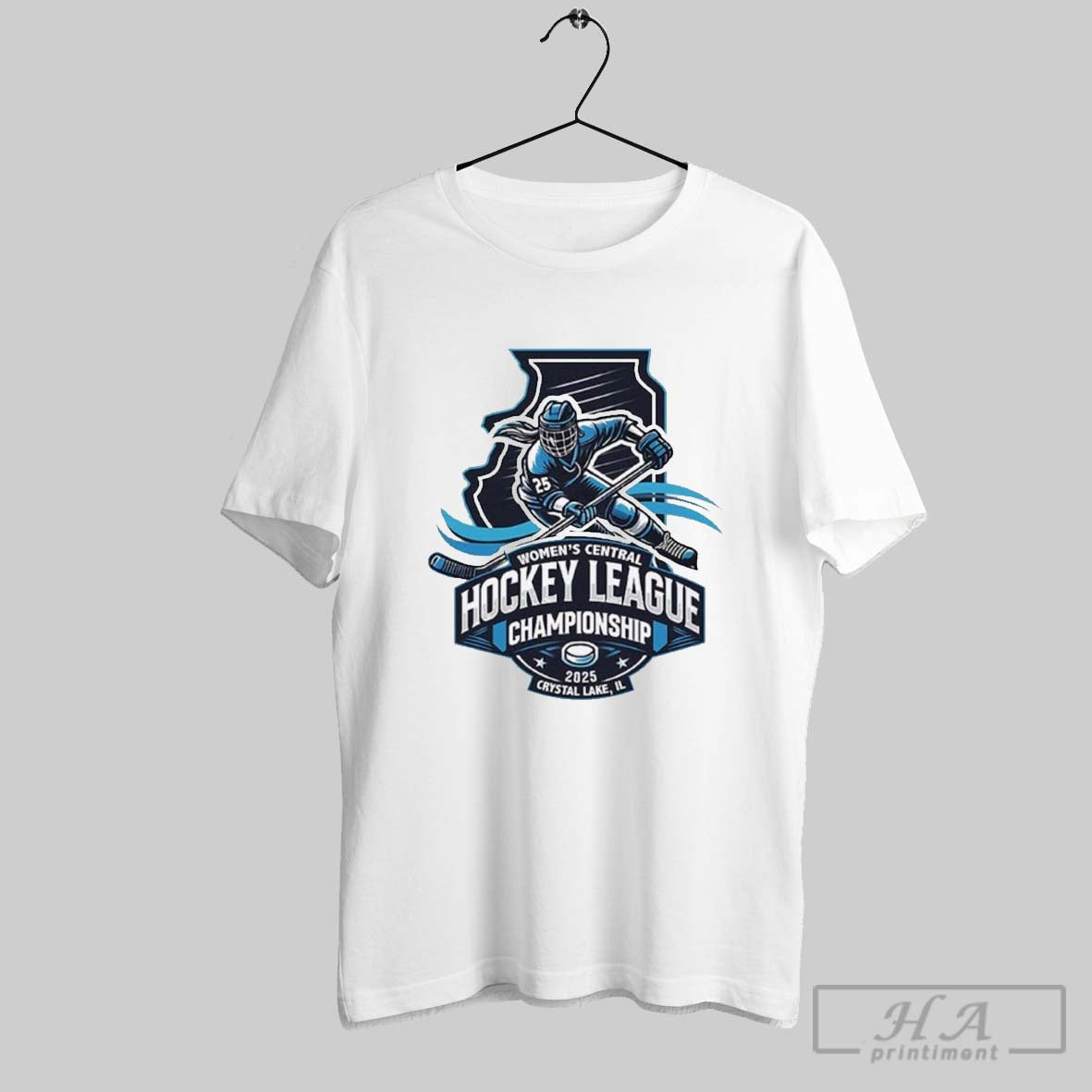 2025 Womens Central Hockey League Playoffs Shirt