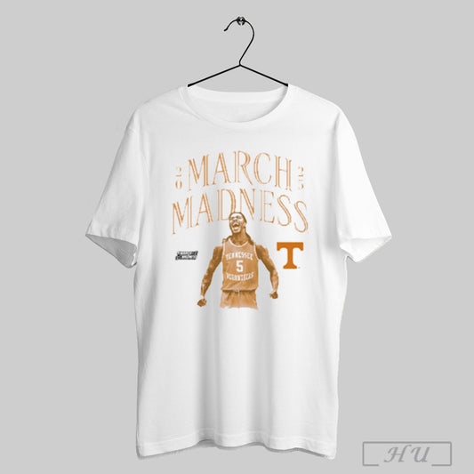 2025 Zakai Zeigler Tennessee Volunteers Basketball Ncaa March Madness Graphic T Shirt Sweatshirt