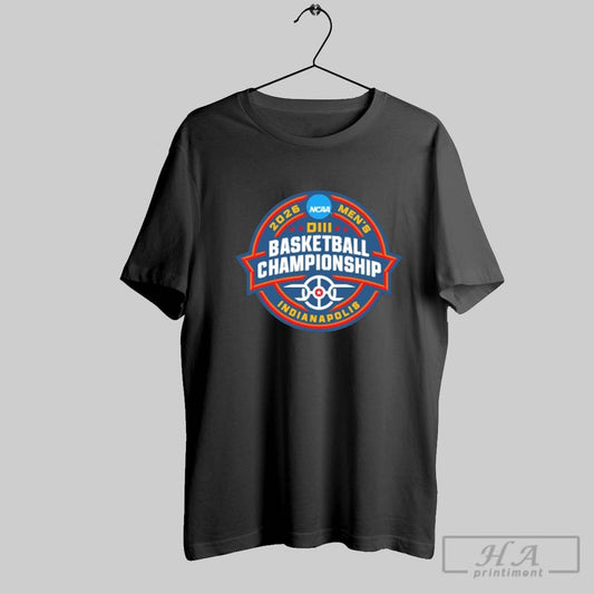 2026 Mens Division Iii Basketball Championship Indianapolis Logo Shirt