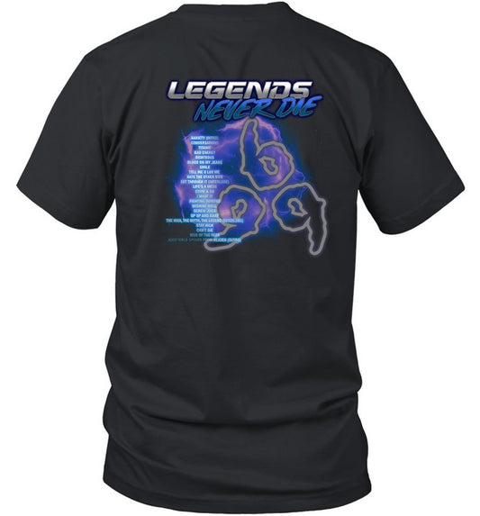999 Club Juice WRLD Legends Live Forever Black T Shirt 2024