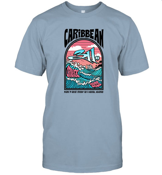 311 Caribbean Cruise 2025 Ladies Wave New T-Shirt