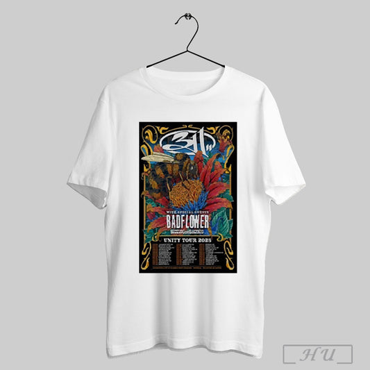 311 Band Unity Tour 2025 Poster T Shirt Sweatshirt