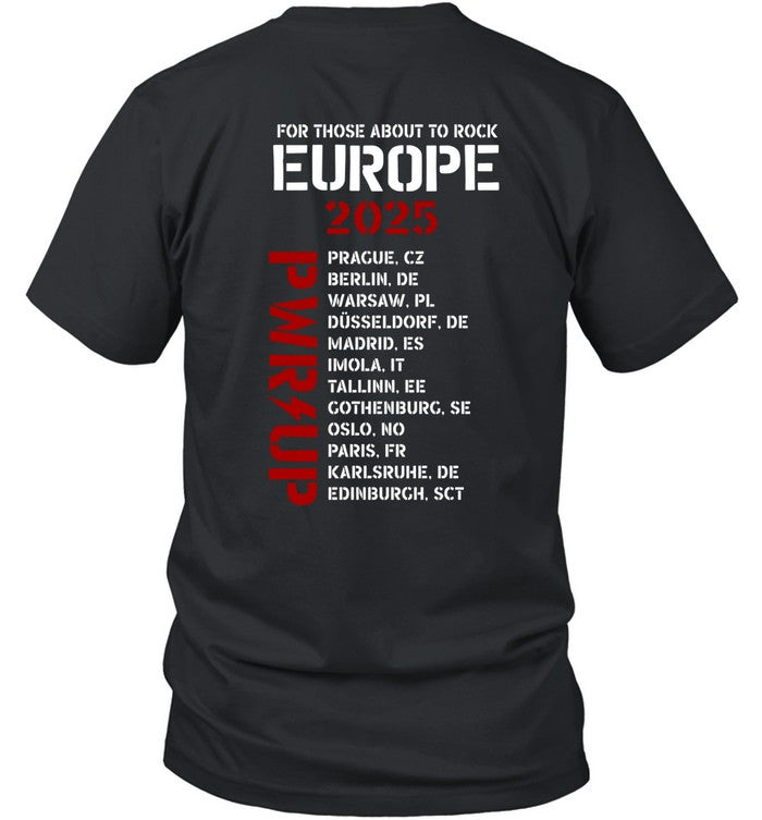 ACDC PWR UP Tour EU 2025 T-Shirt