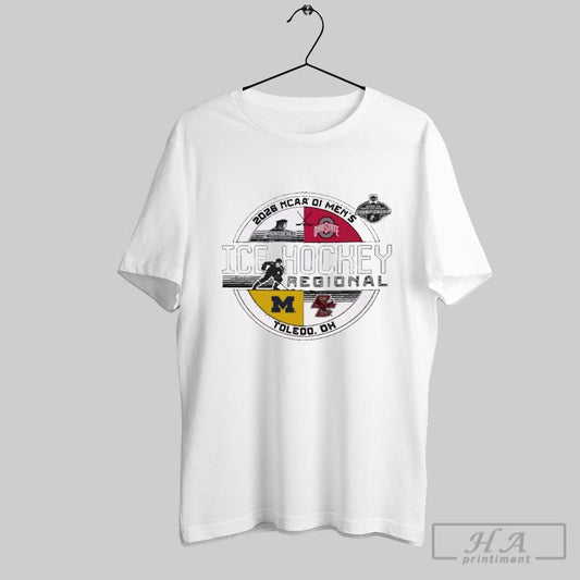 4 Team 2025 Ncaa Division I Mens Ice Hockey Regional Toledo Dh T Shirt