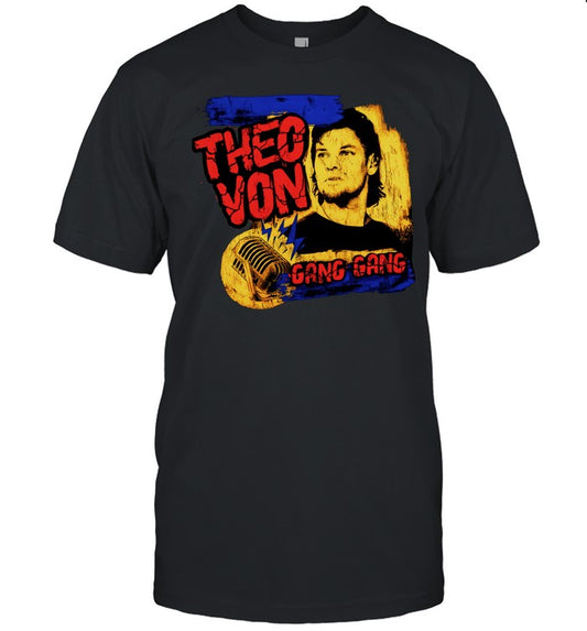 2024 Limited Theo Von Gang Gang 90s Pepper T Shirt