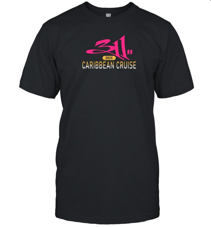 311 Caribbean Cruise 2025 Paradise T-Shirt