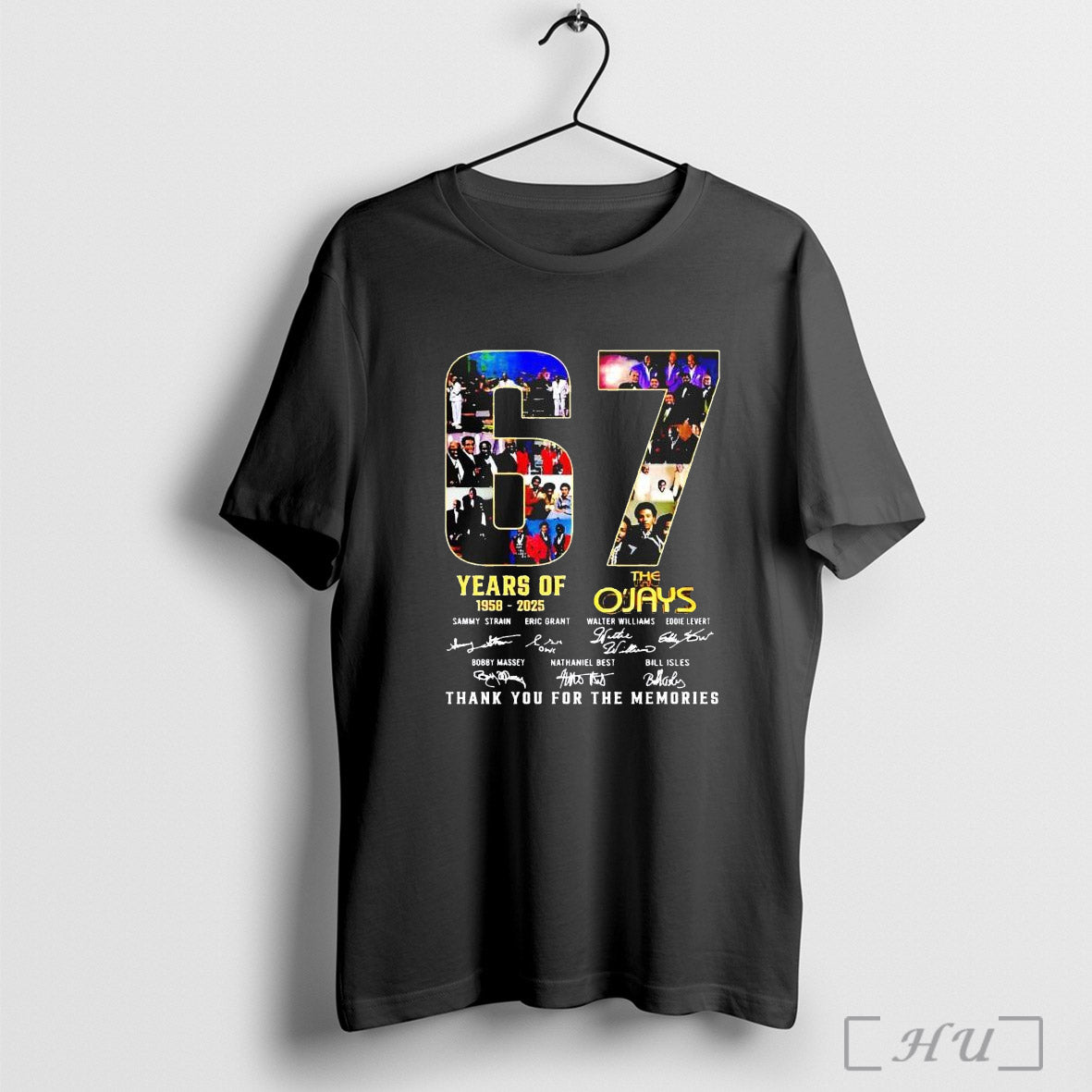 67 Years Of 1958 2025 The Ojays Thank You For The Memories T Shirt Sweatshirt