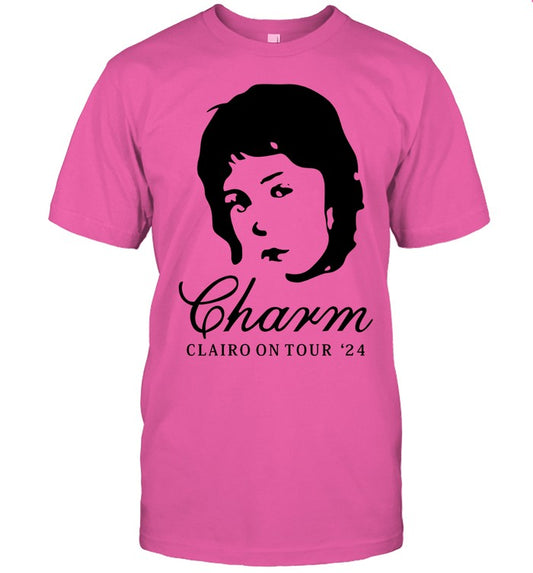 2024 Clairo Charm On Tour Limited Edition T Shirt