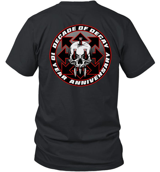 3TEETH Decade Of Decay 10Th Anniversary New T Shirt