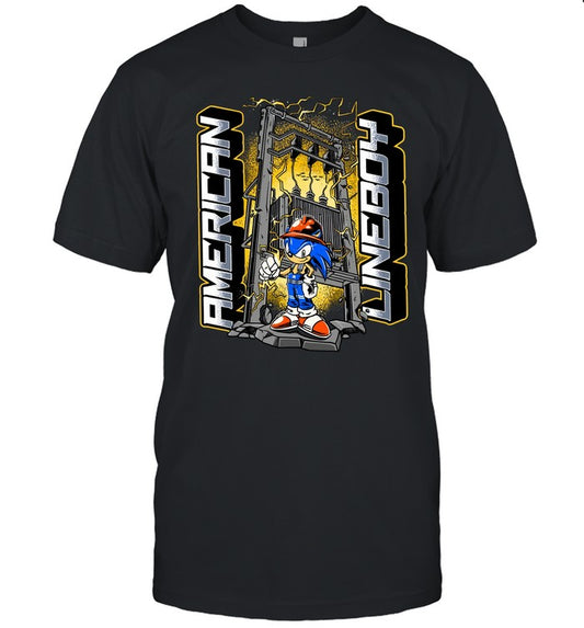 American Lineboy Sonic Work Hard T Shirt