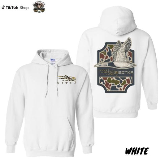 #Sitka Hoodie – Sitka Hunting Duck 2-Sided Full Color Design – Unisex Hoodie for Men & Women – Perfect for Outdoor Adventures & Hunting Enthusiasts – Team BDK - FREESHIP