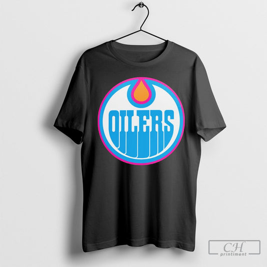 Abc Official Edmonton Oilers Mitchell Ness Black Bubbalicious T Shirt Sweatshirt