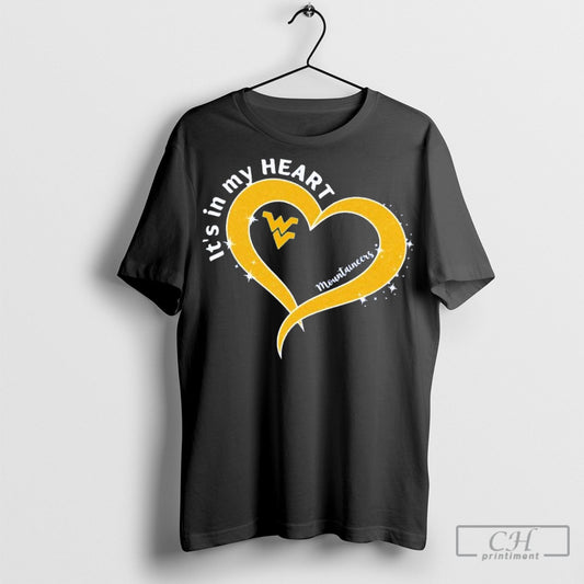 Abc Official West Virginia Mountaineers Its In My Heart Mountaineers T Shirt Sweatshirt
