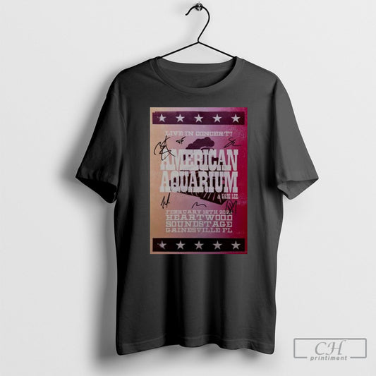 American Aquarium Heartwood Soundstage 2 16 25 Gainesville Fl Tour T Shirt Sweatshirt Tee