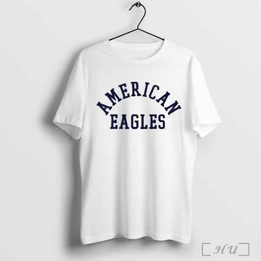 American University Eagles League Collegiate Wear 1636 Boxy T Shirt Sweatshirt