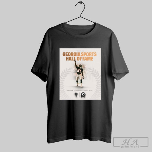 Atlanta Falcons Class Of 2025 Georgia Sports Hall Of Fame Terance Mathis Atlanta Falcons Wide Receiver 1994 2001 Poster T Shirt